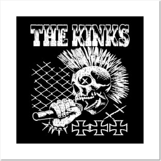 Kinks skull Posters and Art